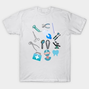 Dentists do it better - Tooth pattern T-Shirt